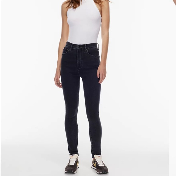 NWOT Denim Forum the Lola high rise skinny black jeans - Picture 10 of 13